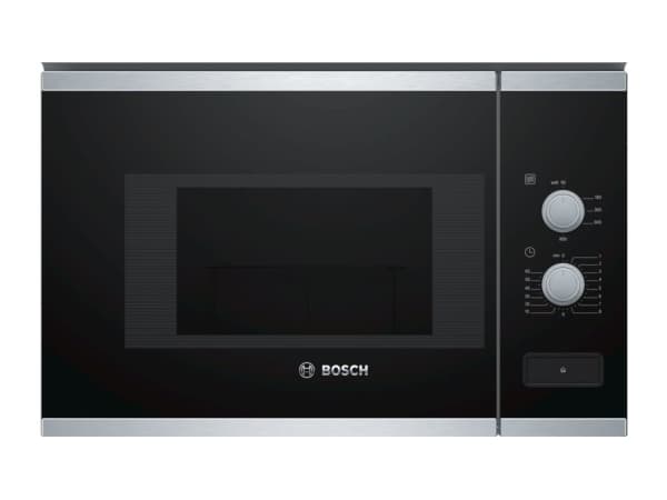 Bosch Serie | 4 BFL520MS0 - Mikrobølgeovn - innebygd - 20 liter - 800 W - rustfritt stål