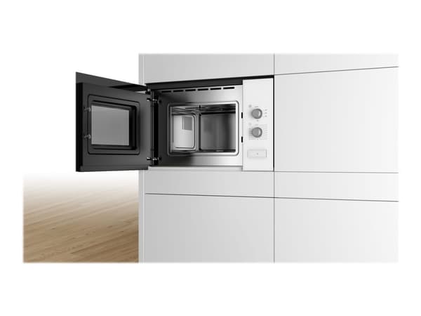 Bosch Serie | 4 BFL520MW0 - Mikrovågsugn - inbyggd - 20 liter - 800 W - vit Vit