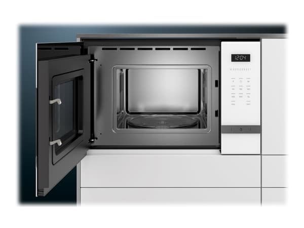 Siemens iQ500 BF525LMW0 - Mikrovågsugn - inbyggd - 20 liter - 800 W - vit