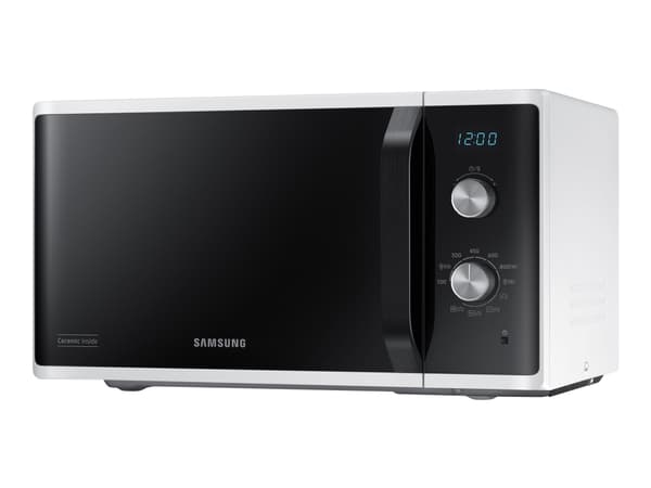 Samsung MG23K3614AW - Mikrobølgeovn med grill - 23 liter - 800 W - hvit