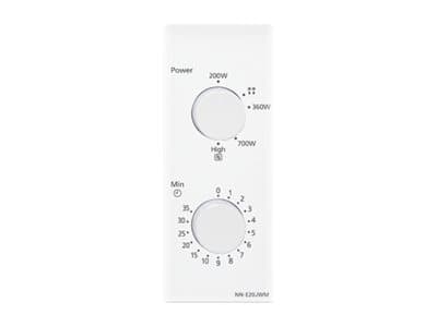 Panasonic NN-E20JWMEPG, Enbart mikrovågsugn, 20 l, 800 W, Rotations-, Vit