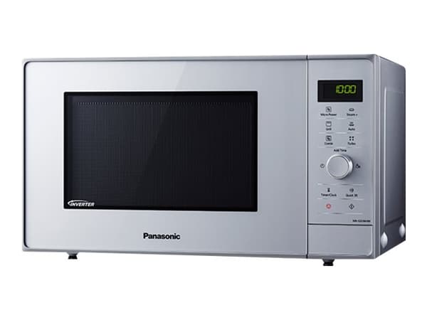 Panasonic NN-GD36HMSUG, Pöytämalli, Yhdistelmämikroaaltouuni, 23 L, 1000 W, Rotaatio, Kosketus, Hopea