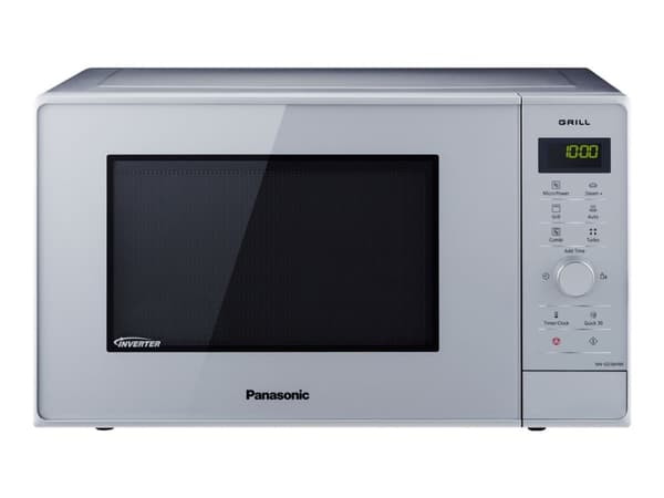 Panasonic NN-GD36HMSUG, Pöytämalli, Yhdistelmämikroaaltouuni, 23 L, 1000 W, Rotaatio, Kosketus, Hopea