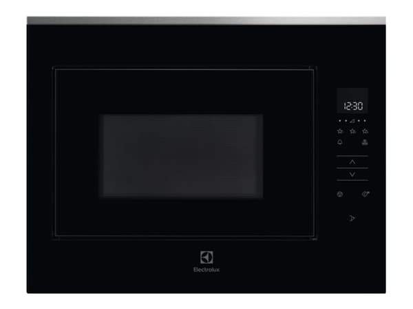 Electrolux KMFE264TEX, Kiinteä, Solo-mikroaaltouuni, 26 L, 900 W, Kosketus, Musta, Ruostumaton teräs