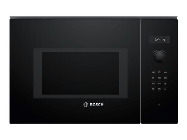 Bosch Serie 6 BEL554MB0 mikroaaltouuni Kiinteä Yhdistelmämikroaaltouuni 25 L 900 W Musta, Ruostumaton teräs
