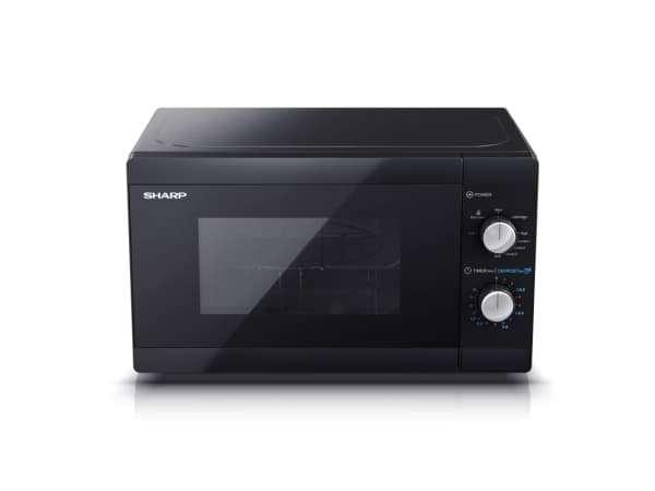 Sharp YC-MG01E-C, Pöytämalli, Grillimikroaaltouuni, 20 L, 800 W, Rotaatio, Valkoinen