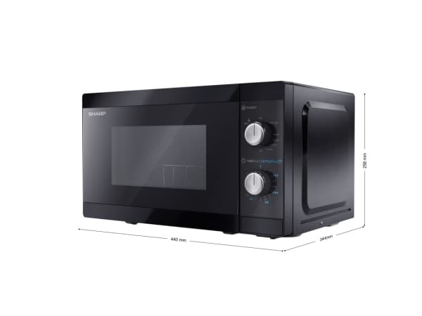 Sharp YC-MG01E-C - Mikrovågsugn med grill - 20 liter - 800 W - benvit