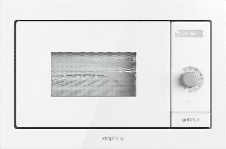 Gorenje BM235SYW, Innebygget, Grill mikrobølge, 23 l, 900 W, Rotasjon, Berøring, Hvit