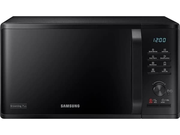 Samsung MG23K3515AK, Pöytämalli, Grillimikroaaltouuni, 23 L, 800 W, Painikkeet, Rotaatio, Musta