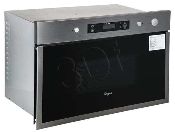 Whirlpool AMW 440/IX, Innebygget, Solo mikrobølge ovn, 22 l, 750 W, Innebygd skjerm, LED