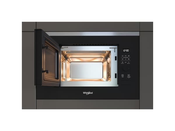 Whirlpool WMF200G, Kiinteä, Yhdistelmämikroaaltouuni, 20 L, 800 W, Painikkeet, Musta