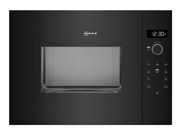 Neff N 50 HLAWD23N0 - Mikrovågsugn - inbyggd - 20 liter - 800 W - svart