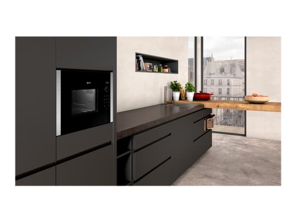Neff N 50 HLAWD23N0 - Mikrovågsugn - inbyggd - 20 liter - 800 W - svart