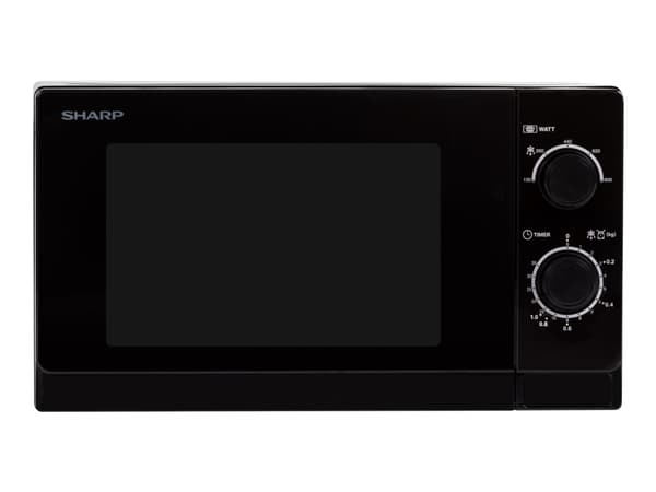 Sharp R-200BKW - Mikrovågsugn - 20 liter - 800 W - svart
