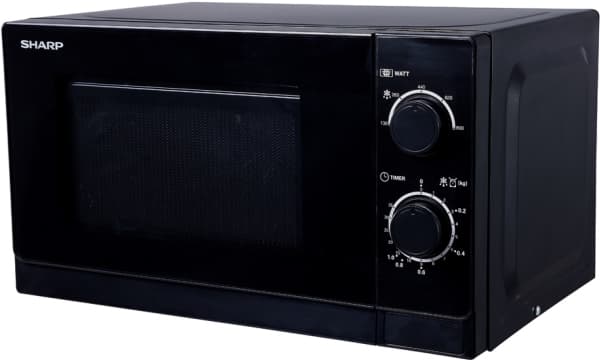 Sharp R-200BKW - Mikrovågsugn - 20 liter - 800 W - svart
