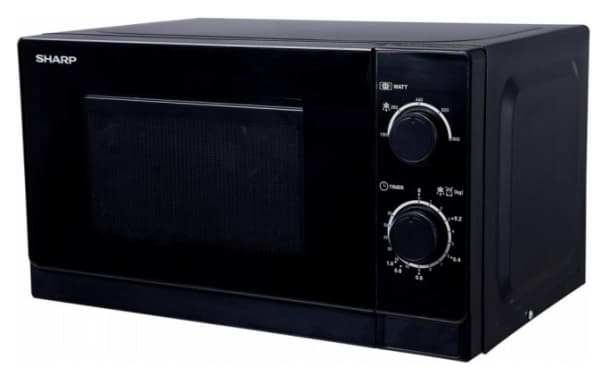 Sharp R-200BKW - Mikrovågsugn - 20 liter - 800 W - svart