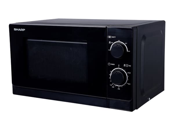 Sharp R-200BKW - Mikrovågsugn - 20 liter - 800 W - svart