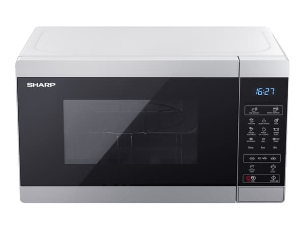 Sharp YC-MG02E-W, Pöytämalli, 20 L, 800 W, Kosketus, Sininen, Valkoinen, 1000 W