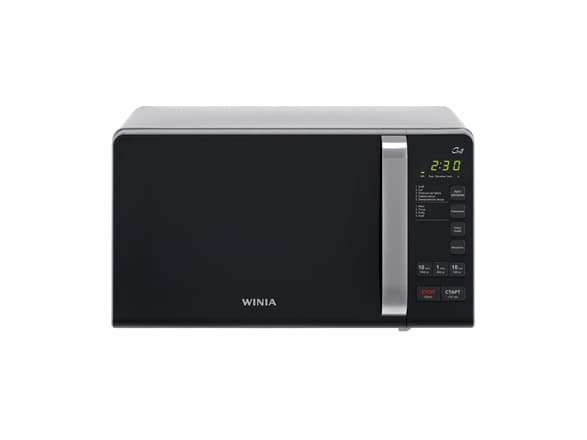 Mikrobangu krosnele Winia Microwave orkaite with Grilis KQG-663DW Free standing, 700 W, Grilis, Nerudijantis plienas/Juodas