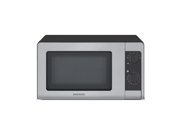 Mikrobangu krosnele Winia Microwave orkaite KOR-6647W Free standing, 700 W, Nerudijantis plienas/Juodas, 20 L