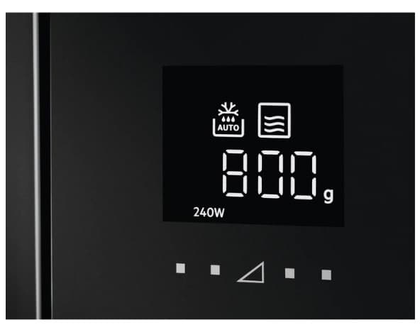 AEG MBE2658DEM, Kiinteä, Grillimikroaaltouuni, 900 W, Rotaatio, Kosketus, Musta, Ruostumaton teräs, 800 W