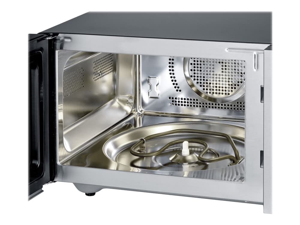 SEVERIN MW 7759 - Mikrobølgeovn - frittstående - 25 liter - 900 W - mattsvart / rustfritt stål