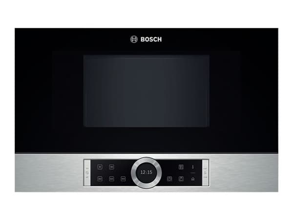 Bosch Serie | 8 BFL634GS1 - Mikrobølgeovn - innebygd - 21 liter - 900 W - rustfritt stål