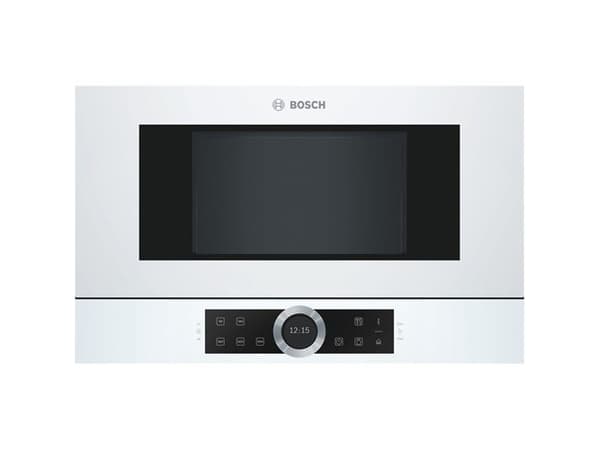Bosch Serie | 8 BFR634GW1 - Mikrovågsugn - inbyggd - 21 liter - 900 W - vit