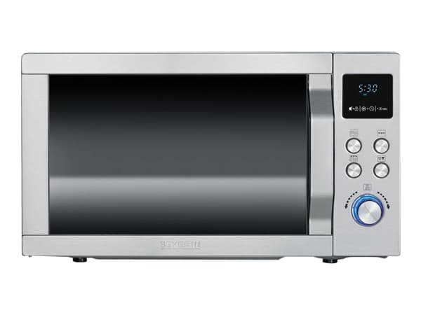 SEVERIN MW 7751 - Mikrobølgeovn med grill - 20 liter - 800 W - rustfritt stål