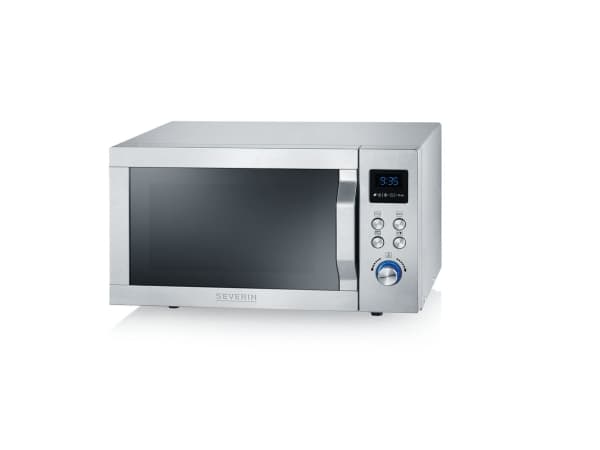 SEVERIN MW 7751 - Mikrobølgeovn med grill - 20 liter - 800 W - rustfritt stål