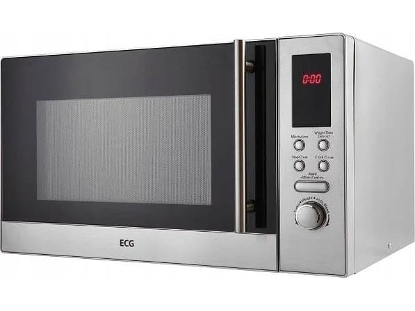 ECG MTD 231 S, Benkeplate, 23 l, 800 W, Knapper, Rotasjon, Rustfritt stål, 27 cm