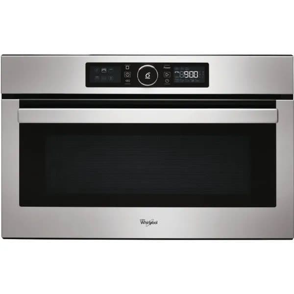 Whirlpool AMW 730/IX, Built-in, Kombinasjon mikrobølge, 31 l, 1000 W, Rotasjon, Berøring, Rustfritt stål