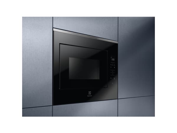 Electrolux 800 KMFD264TEX - Mikrovågsugn med grill - inbyggd - 26 liter - 900 W - svart / rostfritt stål