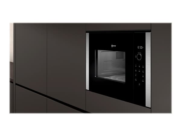 Neff N 50 Kiinteä Solo-mikroaaltouuni 25 L 900 W Musta, Ruostumaton teräs