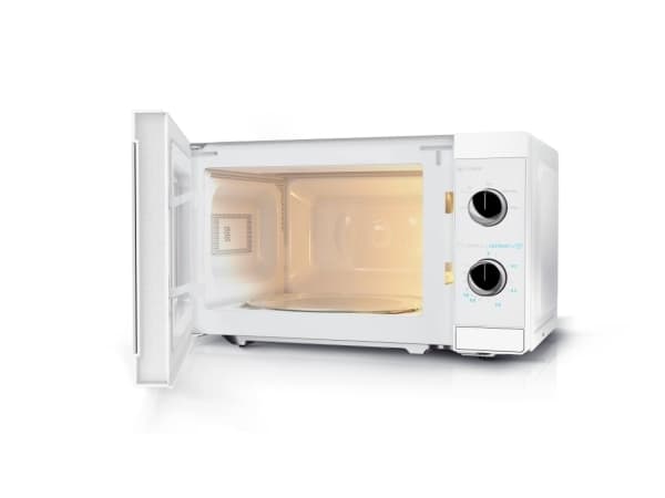 Sharp YC-MS01E-C, Pöytämalli, Solo-mikroaaltouuni, 20 L, 800 W, Rotaatio, Valkoinen