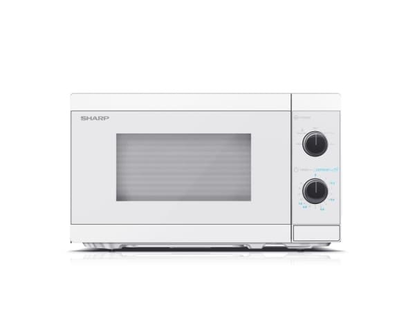 Sharp YC-MS01E-C, Pöytämalli, Solo-mikroaaltouuni, 20 L, 800 W, Rotaatio, Valkoinen
