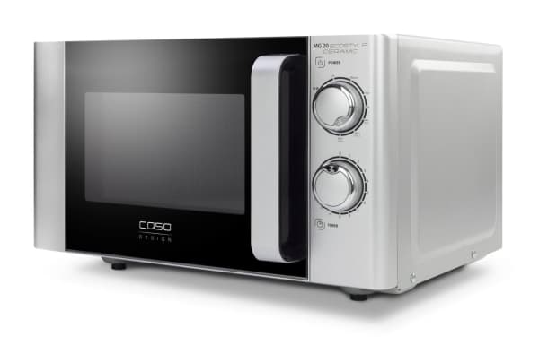 Caso MG 20, Pöytämalli, Yhdistelmämikroaaltouuni, 20 L, 700 W, Rotaatio, Hopea