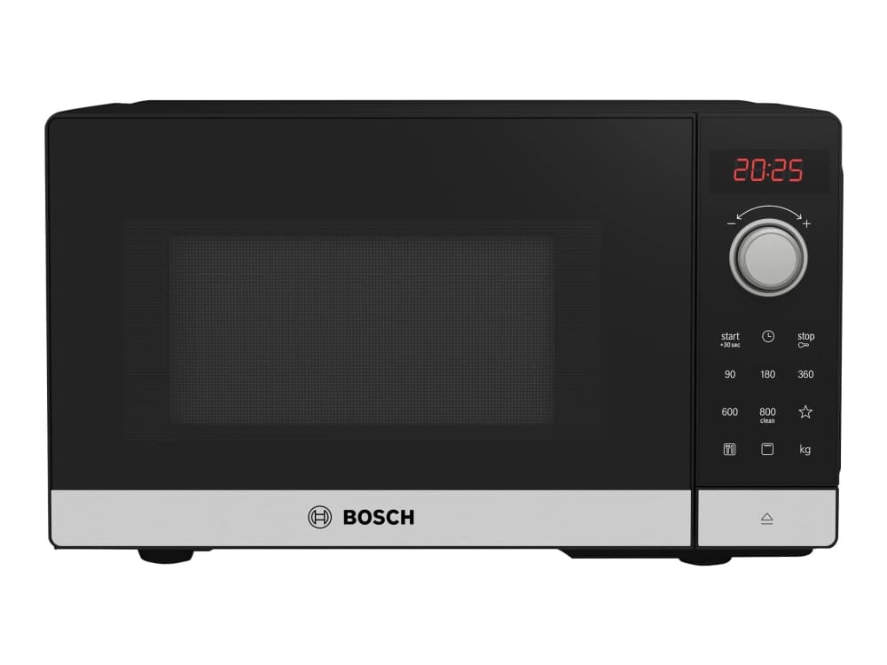 Bosch Serie 2 FEL023MS2 mikrovågsugn Bänkdiskmaskin Enbart mikrovågsugn 20 l 800 W Svart, Rostfritt stål
