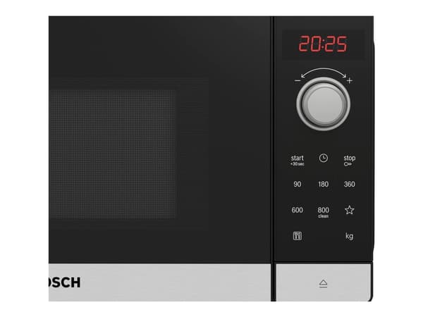 Bosch Serie 2 FFL023MS2 mikrovågsugn Bänkdiskmaskin Enbart mikrovågsugn 20 l 800 W Svart, Rostfritt stål