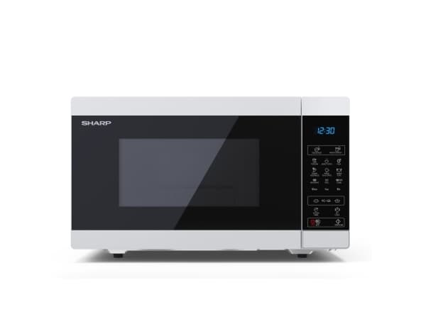Sharp YC-MG51E-W mikrovågsugn Bänkdiskmaskin Grillmikrovågsugn 25 l 900 W Svart, Vit