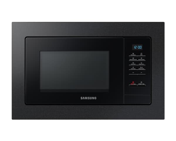 Samsung MG20A7013CB, Indbygget, Grill mikroovn, 20 L, 850 W, Knapper, Rustfrit stål