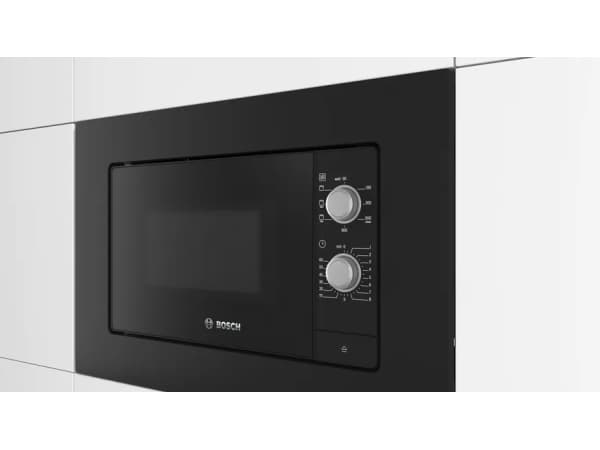 Bosch Serie 2 BEL620MB3, Kiinteä, Solo-mikroaaltouuni, 20 L, 800 W, Rotaatio, Musta