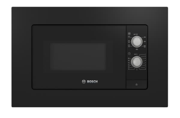 Bosch Serie 2 BEL620MB3, Kiinteä, Solo-mikroaaltouuni, 20 L, 800 W, Rotaatio, Musta