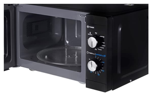 Sharp YC-MG01E-B, Bänkdiskmaskin, Kombinationsmikrovågsugn, 20 l, 800 W, Rotations-, Svart