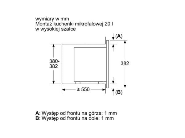 Bosch Serie 2 BEL623MB3, Kiinteä, Yhdistelmämikroaaltouuni, 20 L, 800 W, Nuppi, Rotaatio, Musta