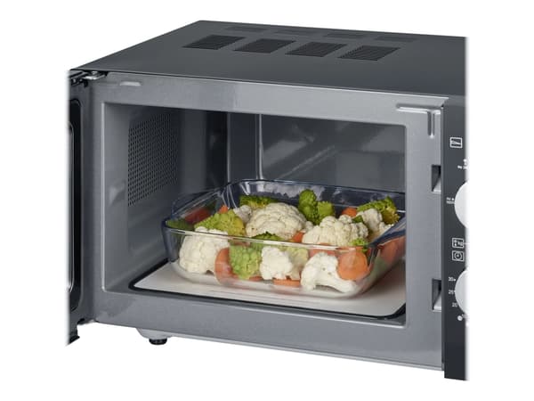 SEVERIN MW 7761 - Mikrovågsugn - 20 liter - 800 W - mattsvart/rostfritt stål