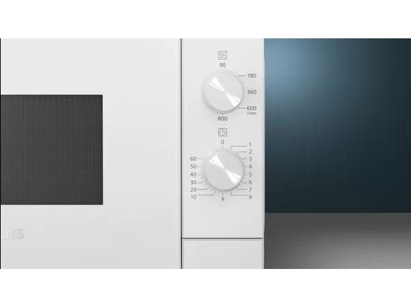 Siemens iQ300 FF020LMW0 - Mikrobølgeovn - 20 liter - 800 W - hvit