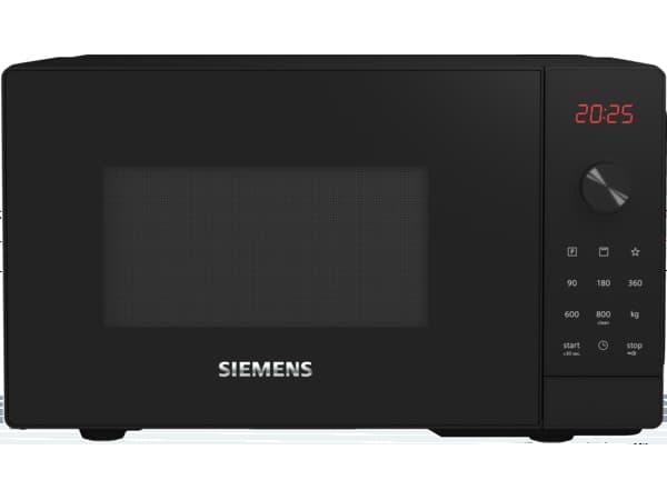 Siemens iQ300 FE023LMB2 - Mikrobølgeovn med grill - 20 liter - 800 W - svart/rustfritt stål