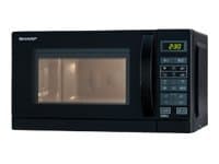 Sharp R-642(BK)W - Mikrovågsugn med grill - 20 liter - 800 W - svart