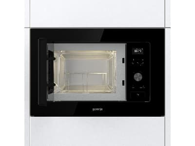 Gorenje Advanced BM201AG1BG - Mikrobølgeovn med grill - innebygd - 20 liter - 800 W - svart
